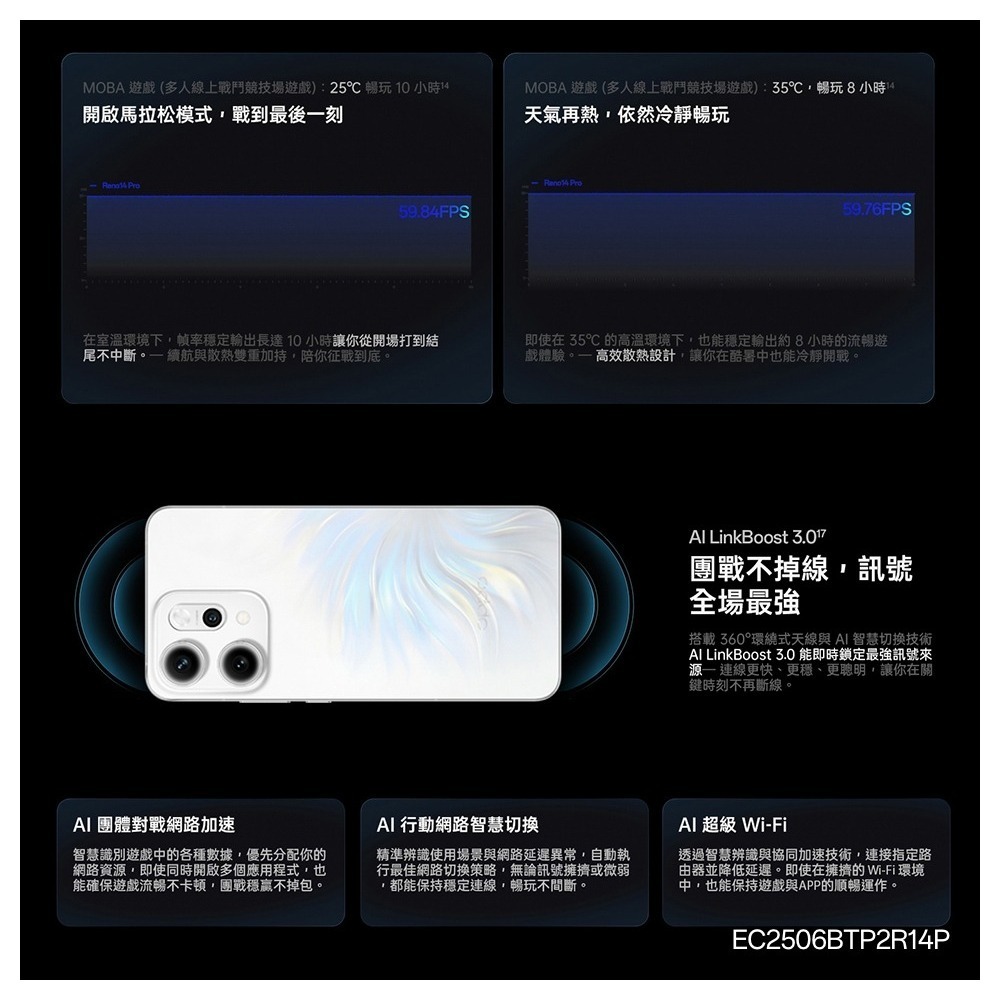 【官方認證福利機】OPPO Reno14 Pro 5G (12G/512G) 福利品 二手機 6.8吋 智慧型手機-細節圖8