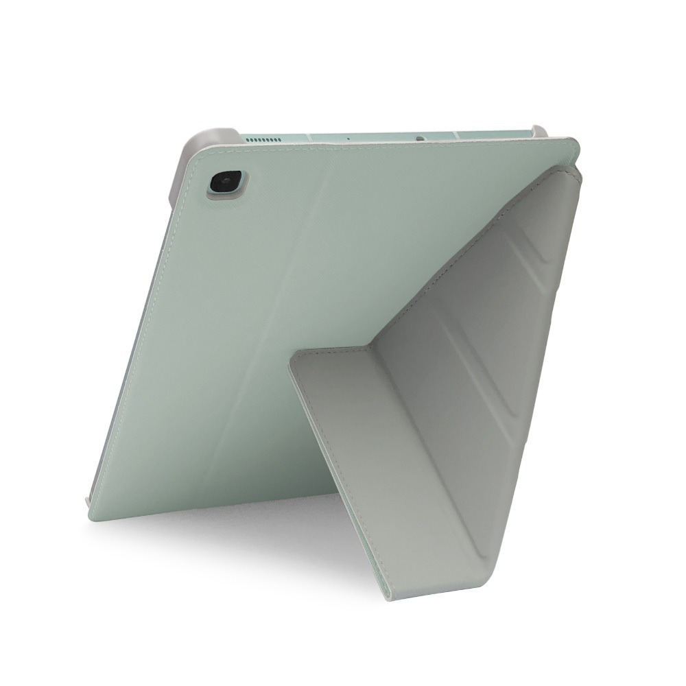 Samsung 三星  Galaxy ITFIT Tab S6 Lite 10.4 多角度 書本式 皮套 灰色-細節圖2