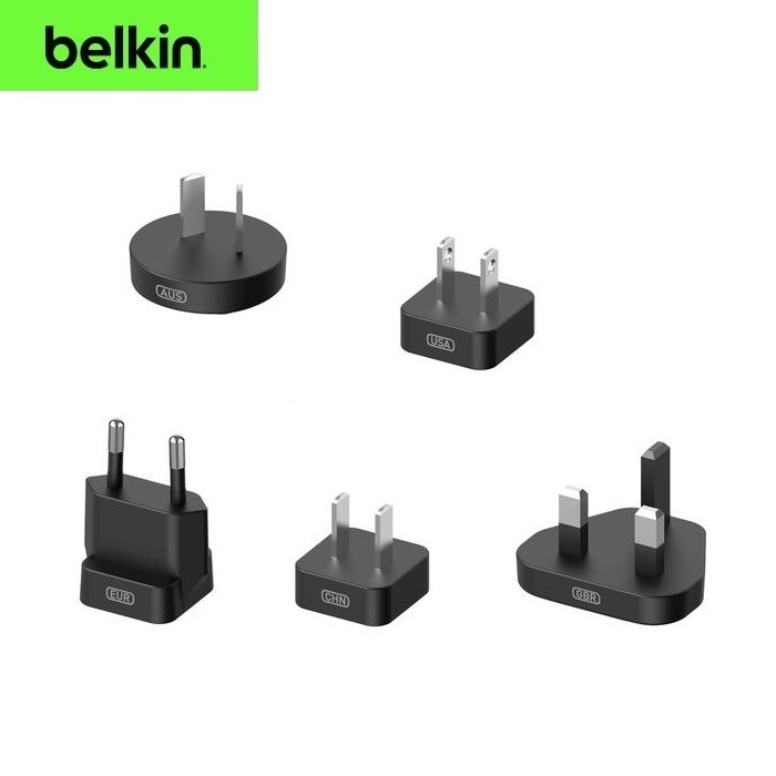 Belkin Qi2 磁吸 旅行充電板專用 多國 轉接頭 WIZ031-細節圖2