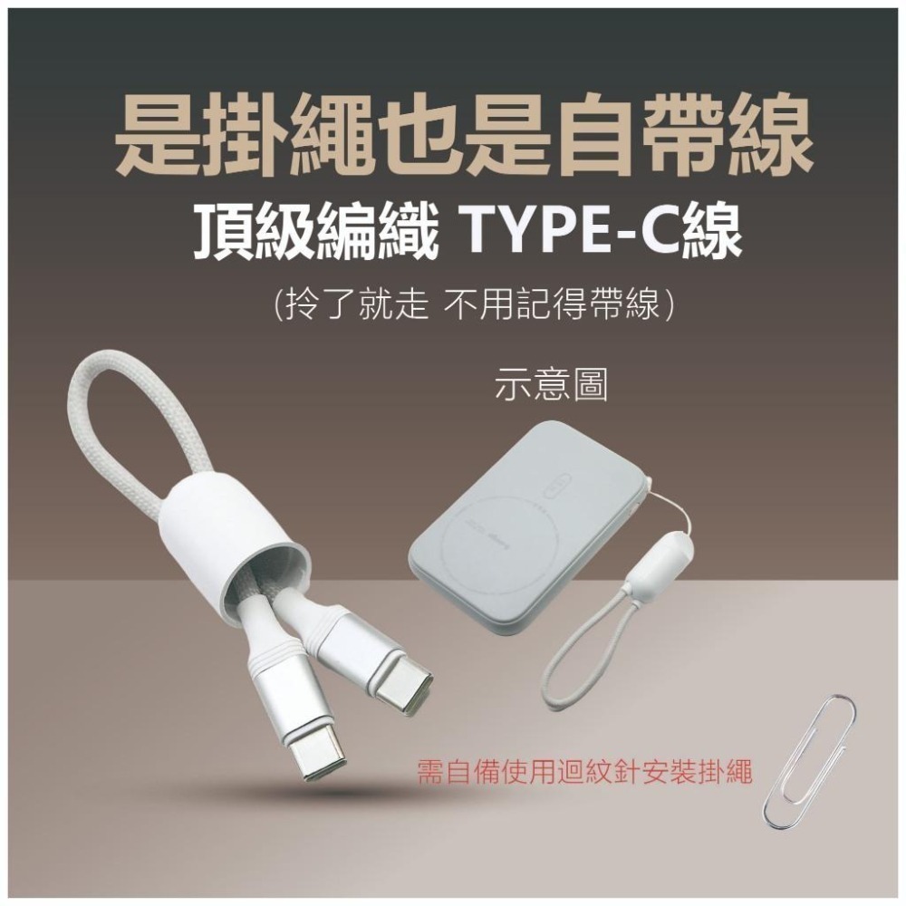 【A-mego】AW101 粉餅機 10000mAh 磁吸無線快充 行動電源 一吸即充 支援 iPhone15/16-細節圖5