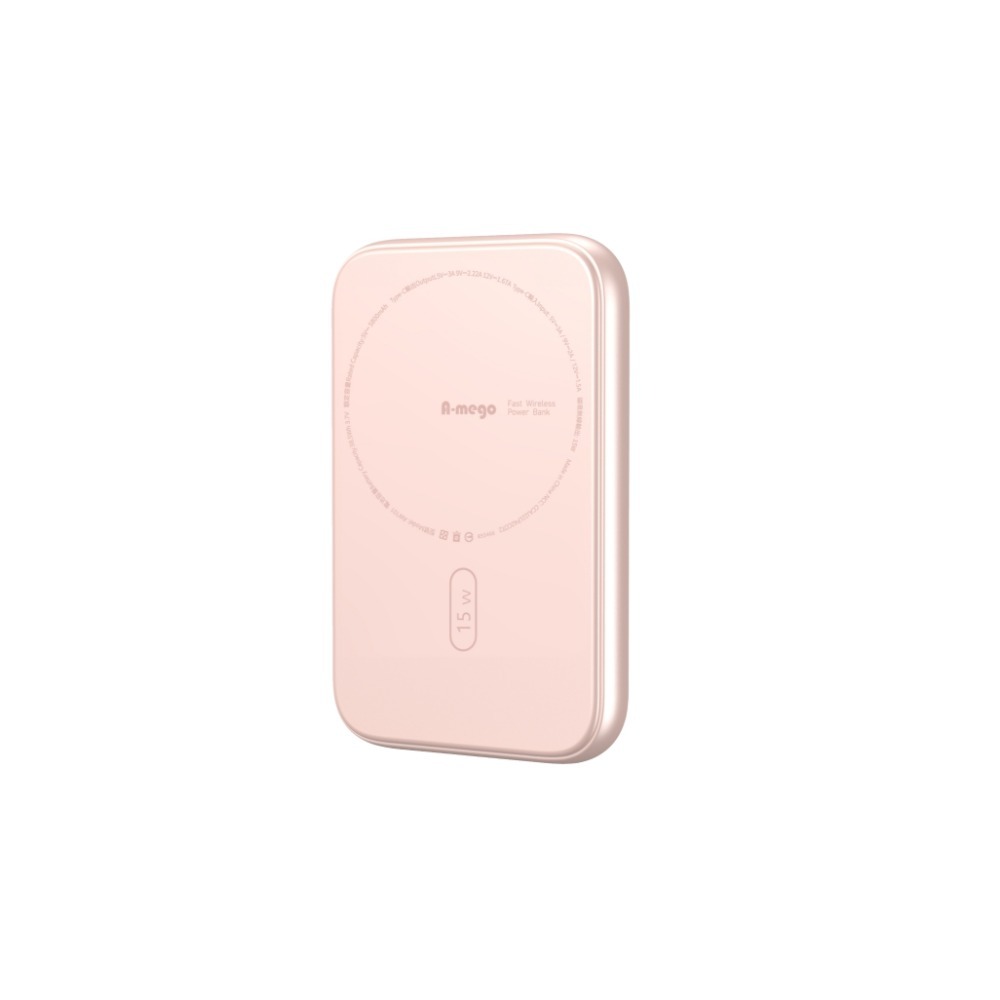 【A-mego】AW101 粉餅機 10000mAh 磁吸無線快充 行動電源 一吸即充 支援 iPhone15/16-規格圖8