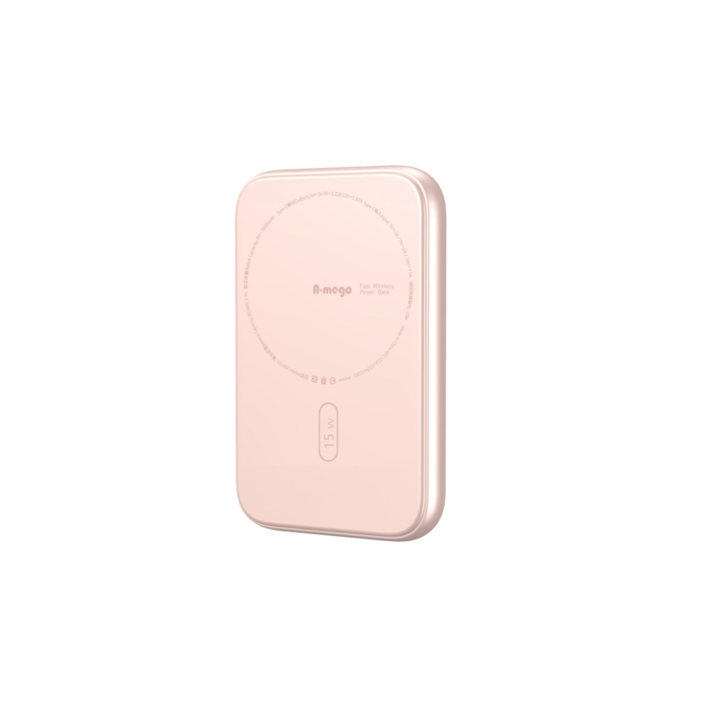 【A-mego】AW101 粉餅機 10000mAh 磁吸無線快充 行動電源 一吸即充 支援 iPhone15/16-規格圖8