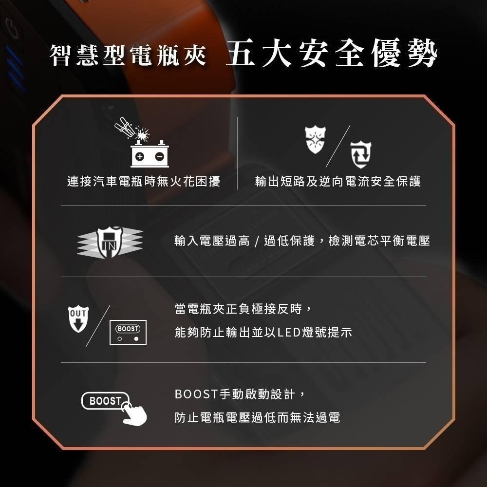 【7-ELEVEN門市團購】飛樂第四代 Discover AH-12000SP 汽柴油救車電源 3PIN智慧電瓶夾卓越版-細節圖6