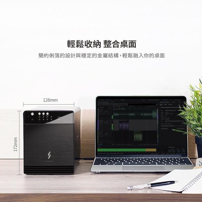 Probox HFR7雙介面USB 3.1 Gen-II 3.5/2.5吋 四層磁碟陣列硬碟外接盒+HUB(支援 2組)-細節圖4