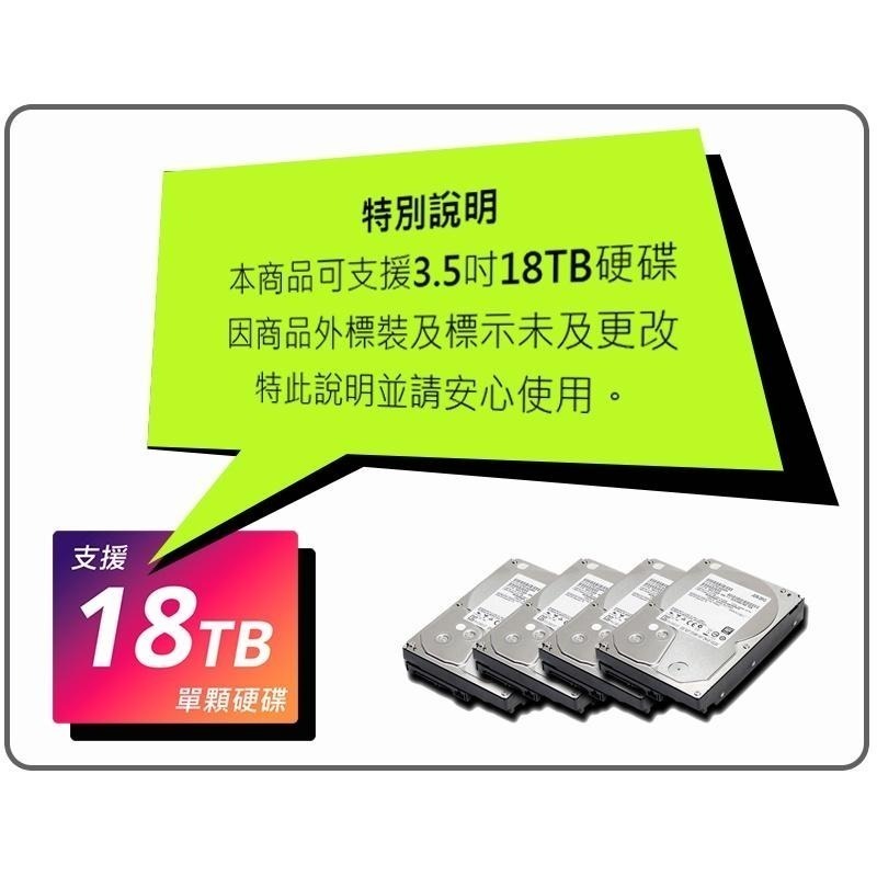 Probox HF7 USB 3.1 Gen-II 3.5/2.5吋 四層硬碟外接盒(雙介面版)-細節圖3