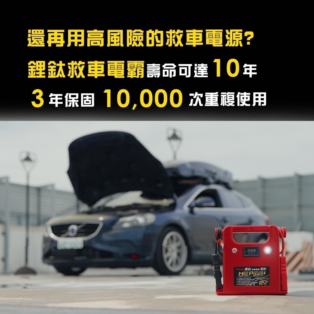 A-mego Max-Power AM1000 鋰鈦手提汽柴油救車電霸｜耐高低溫 三年保固｜日本電芯・台灣製造-細節圖6