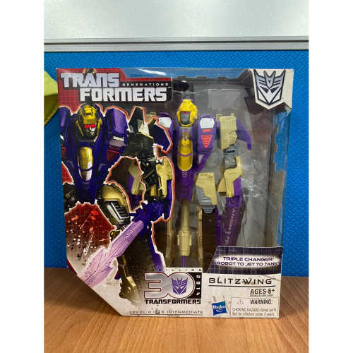 Transformer 變形金剛 Voyager IDW 30周年 Blitzwing 閃電 三變 二手 有盒有書