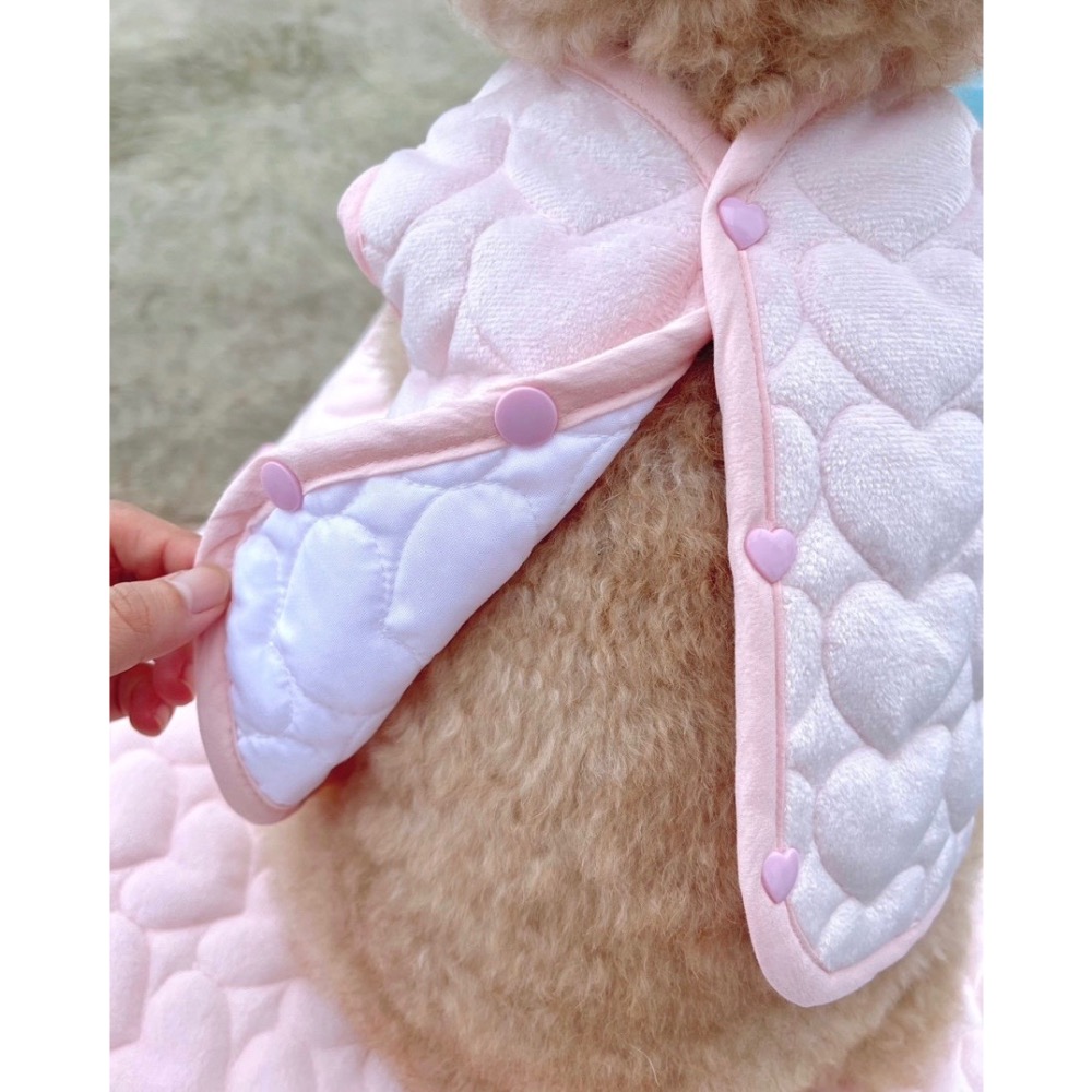 愛心壓紋背心-細節圖2