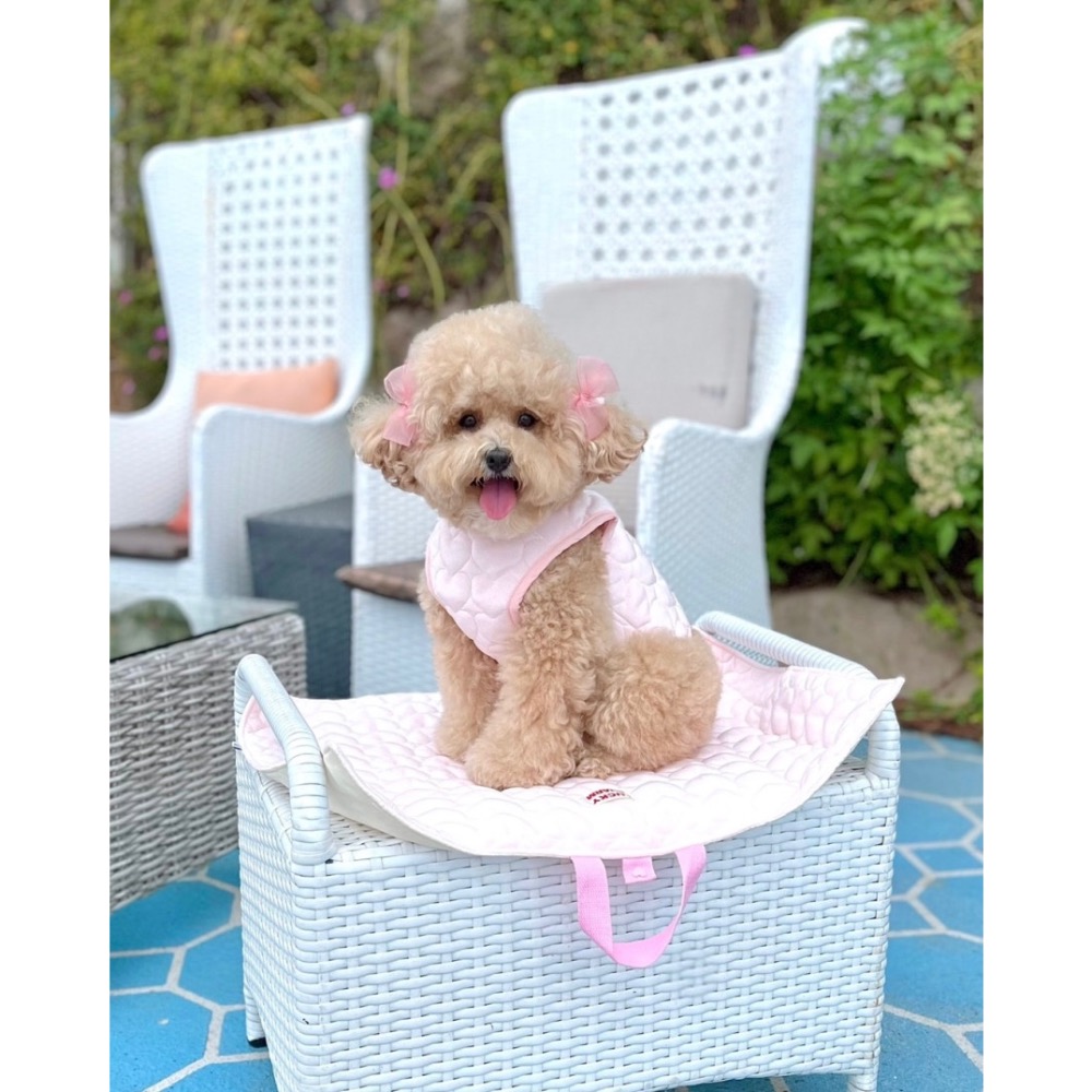 愛心壓紋背心-細節圖4