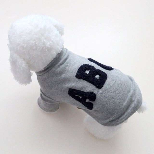 ABC刺繡灰色薄款衛衣-細節圖3