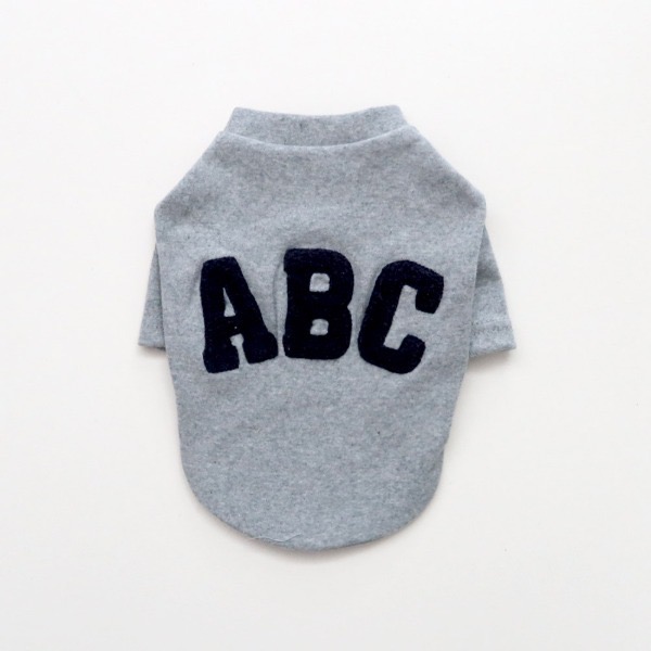 ABC刺繡灰色薄款衛衣-規格圖5