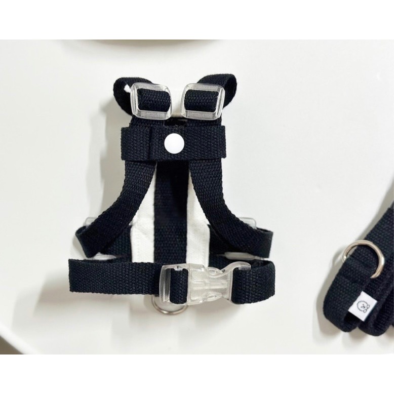 黑白狗造型胸背(含牽繩)-細節圖5