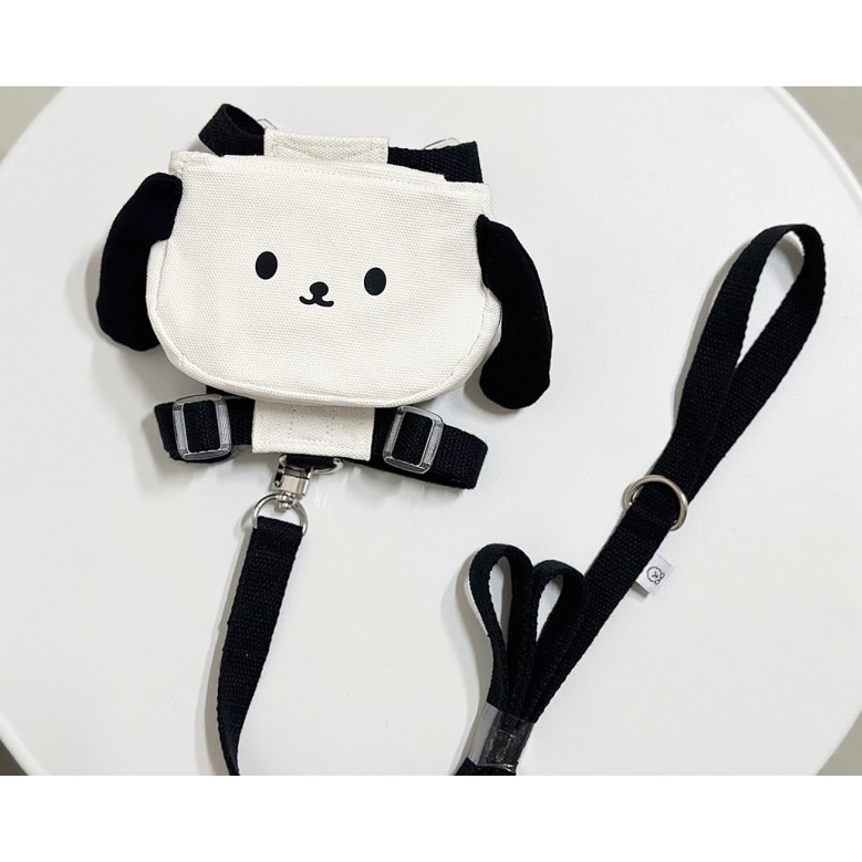 黑白狗造型胸背(含牽繩)-細節圖6