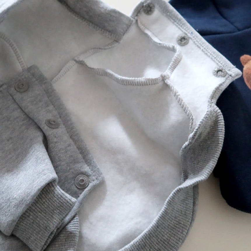 Ted熊連帽外套-灰色-細節圖4