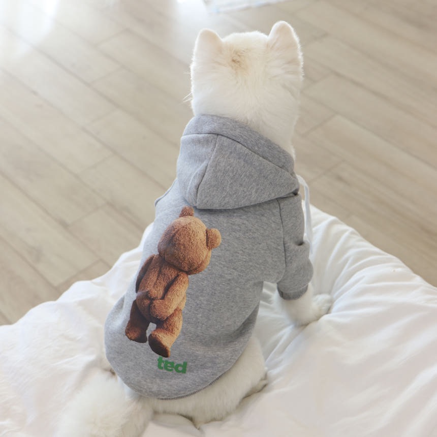 Ted熊連帽外套-灰色-規格圖5