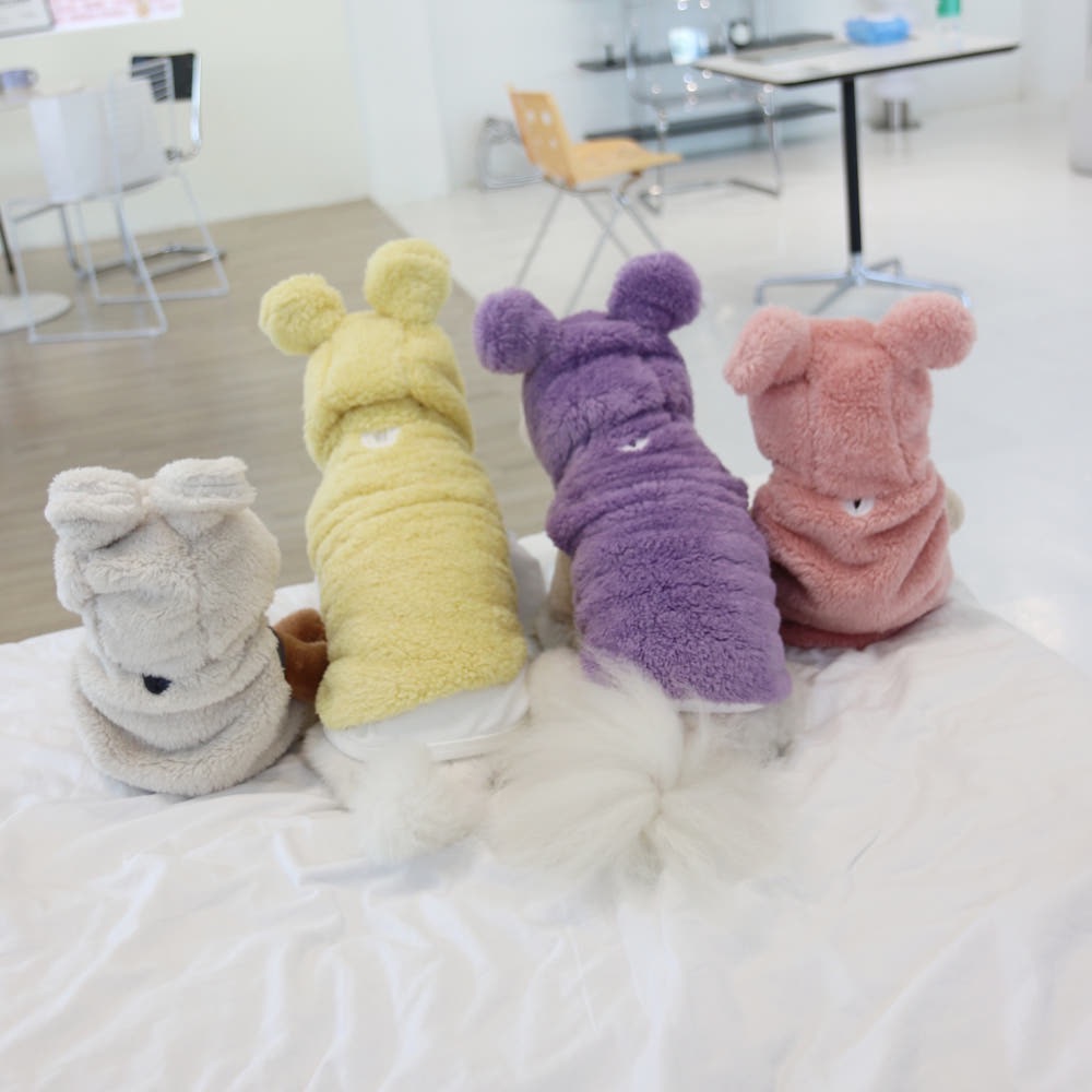 熊熊耳朵絨毛背心-細節圖2