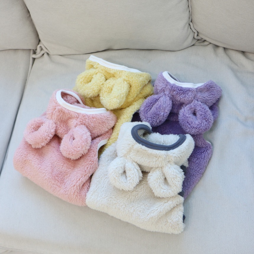 熊熊耳朵絨毛背心-細節圖4