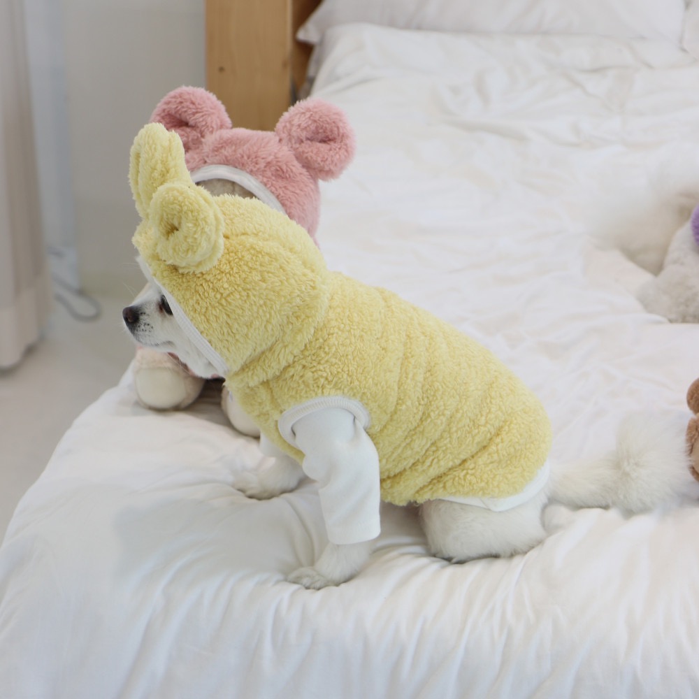 熊熊耳朵絨毛背心-細節圖5