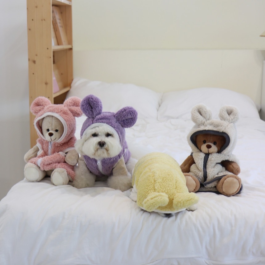 熊熊耳朵絨毛背心-細節圖7