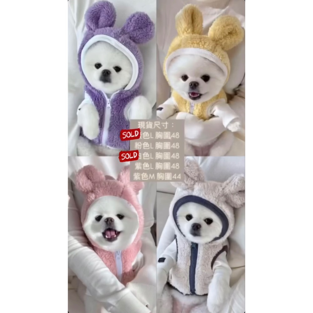 熊熊耳朵絨毛背心-規格圖7