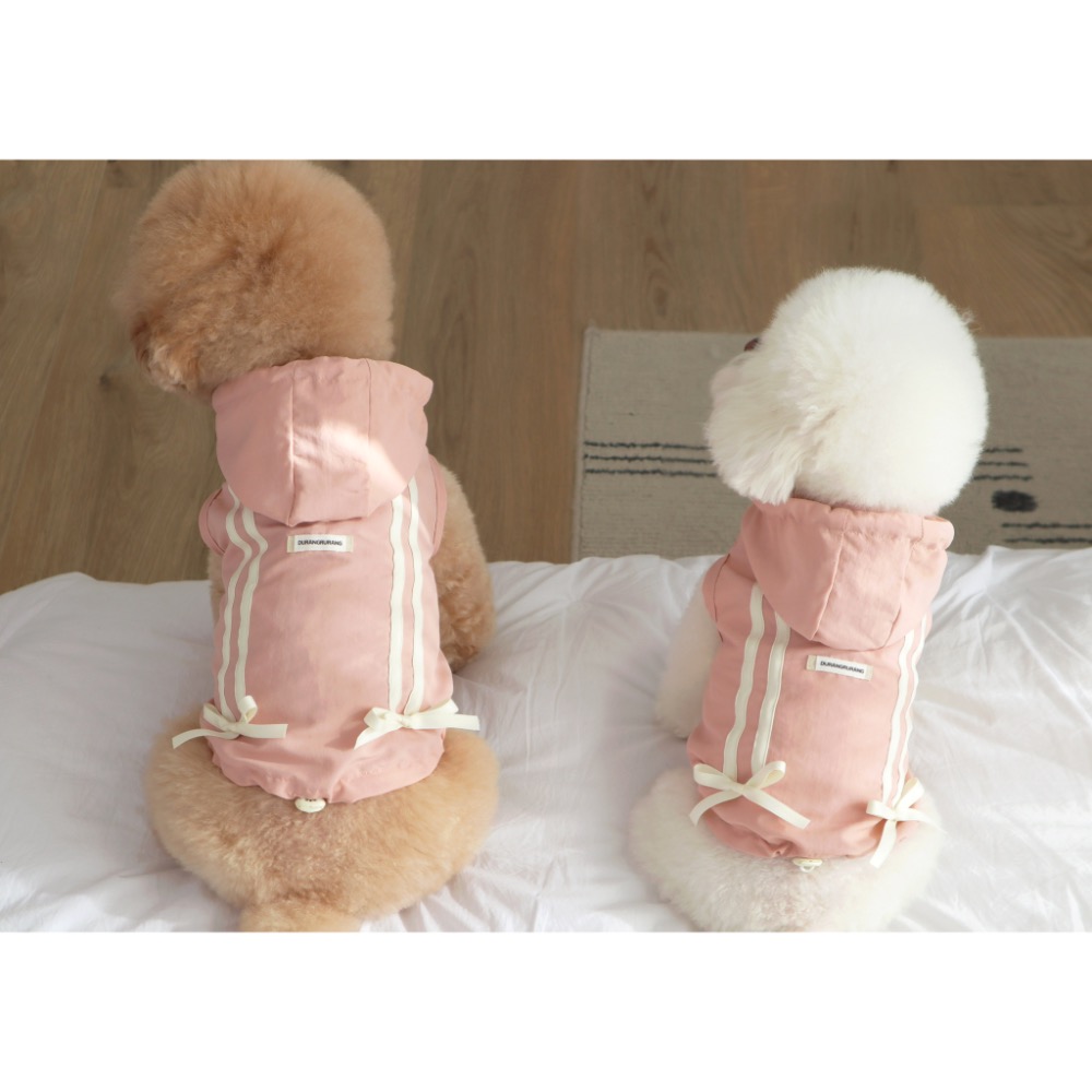 🇰🇷DR防水連帽背心｜粉色現貨M-細節圖2