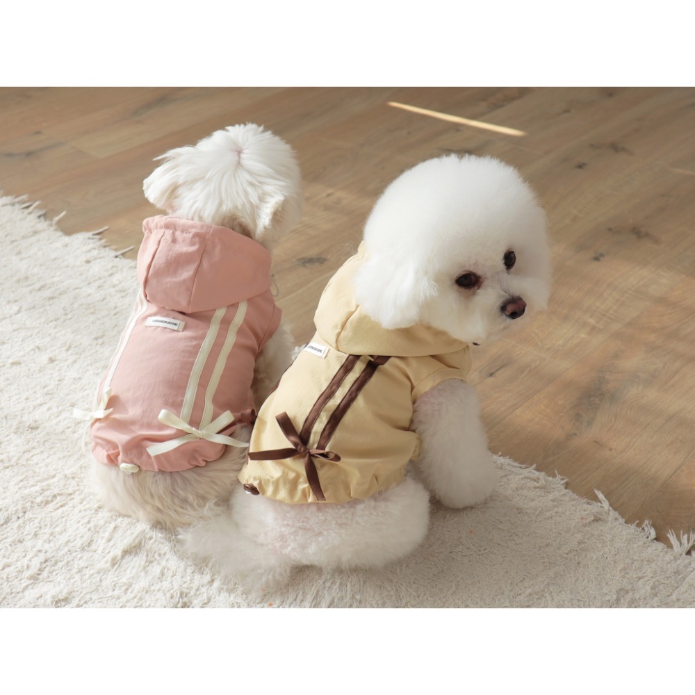 🇰🇷DR防水連帽背心｜粉色現貨M-細節圖3