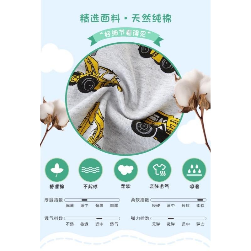 工程車系列純棉短袖上衣-細節圖5