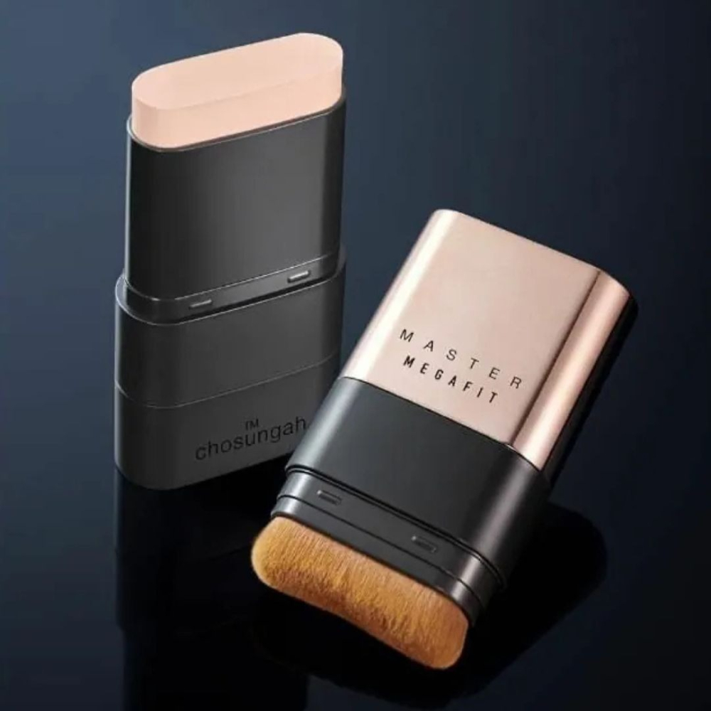 CHOSUNGAH｜陶瓷光澤 無暇絲絨 雙頭粉底棒 遮瑕棒 奶油肌 升級版 粉底 刷頭 長效 素顏棒｜DBK生活美學｜-細節圖5