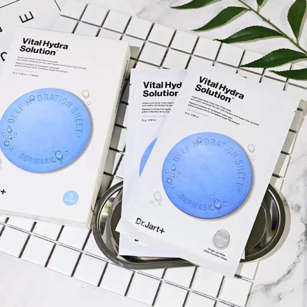 DR.JART+｜專業瞬間鎖水保濕面膜 藍色藥丸 醫美保養 長效 保濕 水潤 微分子玻尿酸 深層補水｜DBK生活美學｜-細節圖3