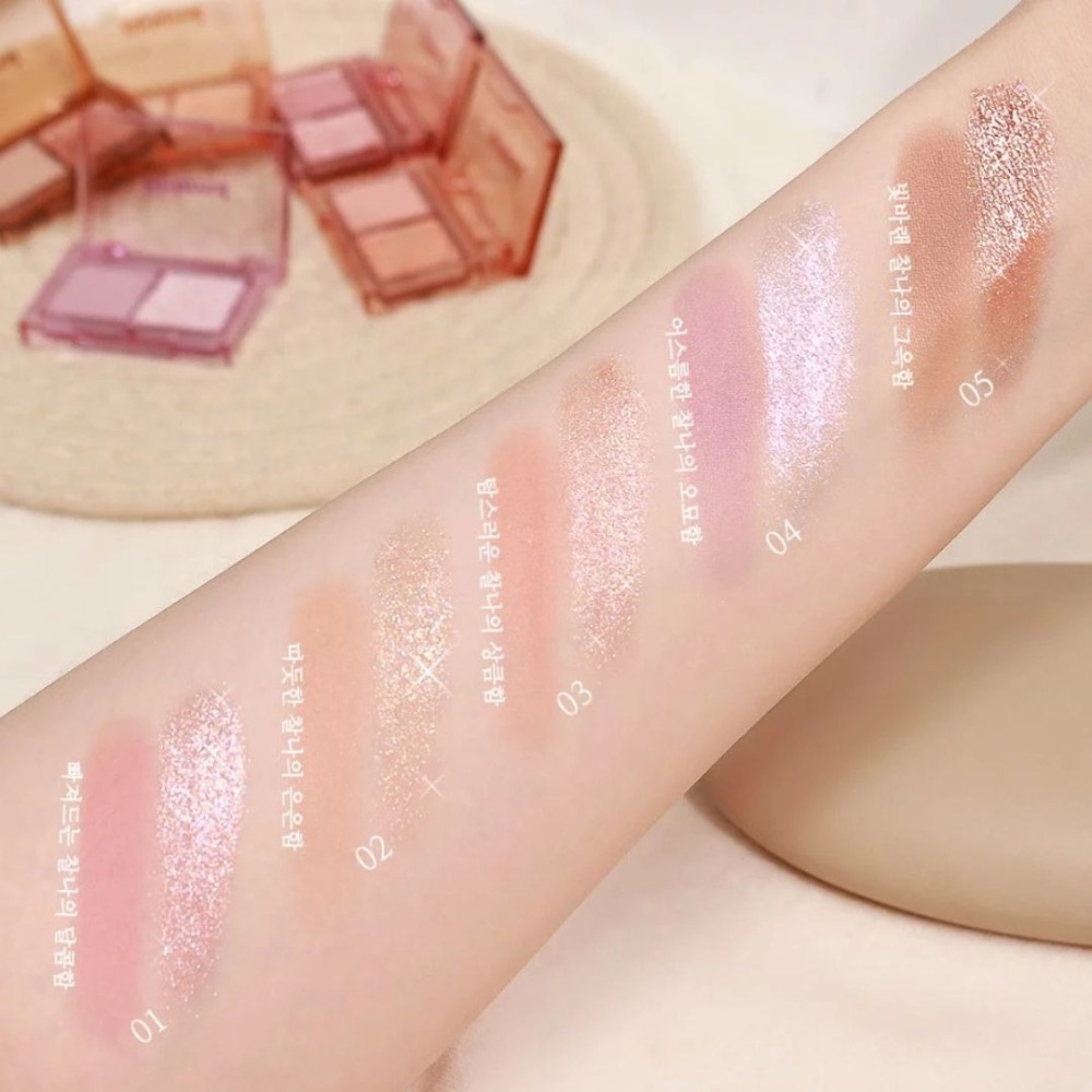 Lilybyred｜點滴時刻眼影盤 雙色眼影 兩色眼影 眼影 霧面 亮片 眼影盤 小巧雙色眼影盤｜DBK生活美學｜-細節圖4