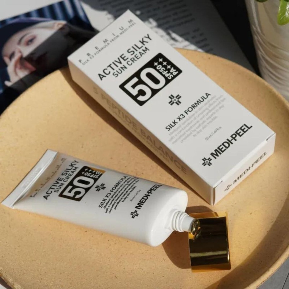 MEDI-PEEL |美蒂菲 蠶絲 蛋白 絲滑 防曬 隔離霜 SPA50+ 清爽水嫩 提亮 奶油柔焦｜DBK生活美學｜-細節圖3