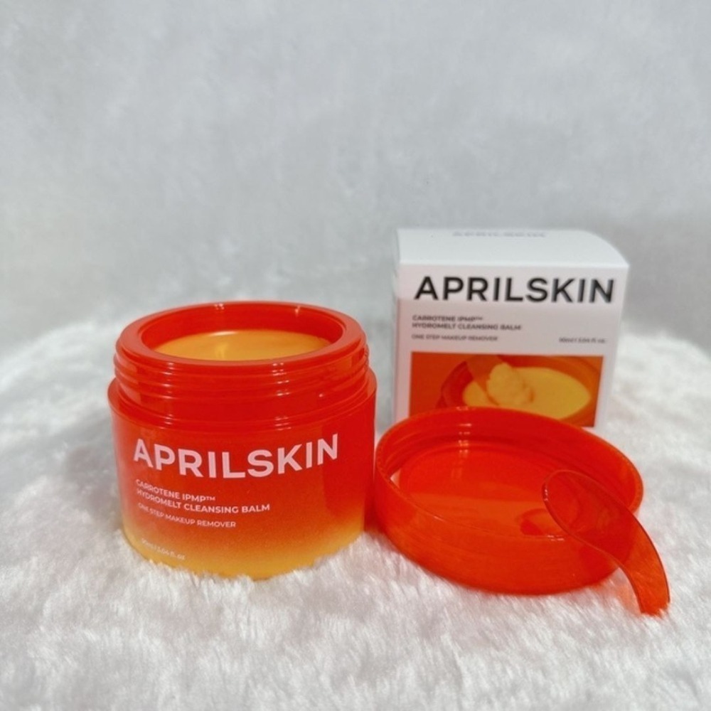 APRILSKIN｜胡蘿蔔深層潔淨卸妝霜 粉紅蘆薈潔顏蛋白霜 溫和 卸妝 清潔 溶解黑頭 洗淨 透亮｜DBK生活美學｜-細節圖2