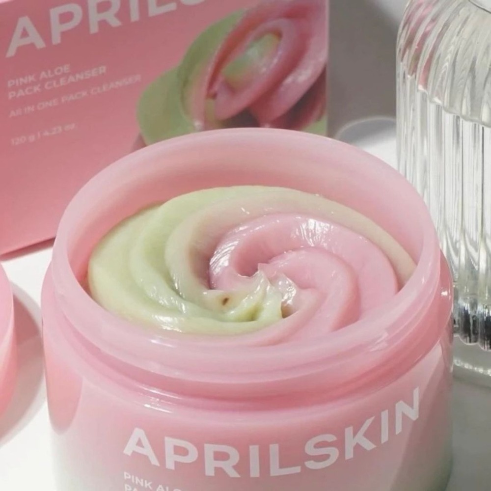 APRILSKIN｜胡蘿蔔深層潔淨卸妝霜 粉紅蘆薈潔顏蛋白霜 溫和 卸妝 清潔 溶解黑頭 洗淨 透亮｜DBK生活美學｜-細節圖6
