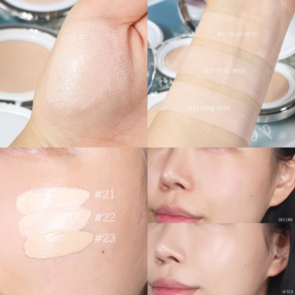 2an | 怡豔 水光彈力氣墊霜  氣墊粉餅 保濕 遮瑕 提亮 防護 防曬 替換裝｜DBK生活美學｜-細節圖5