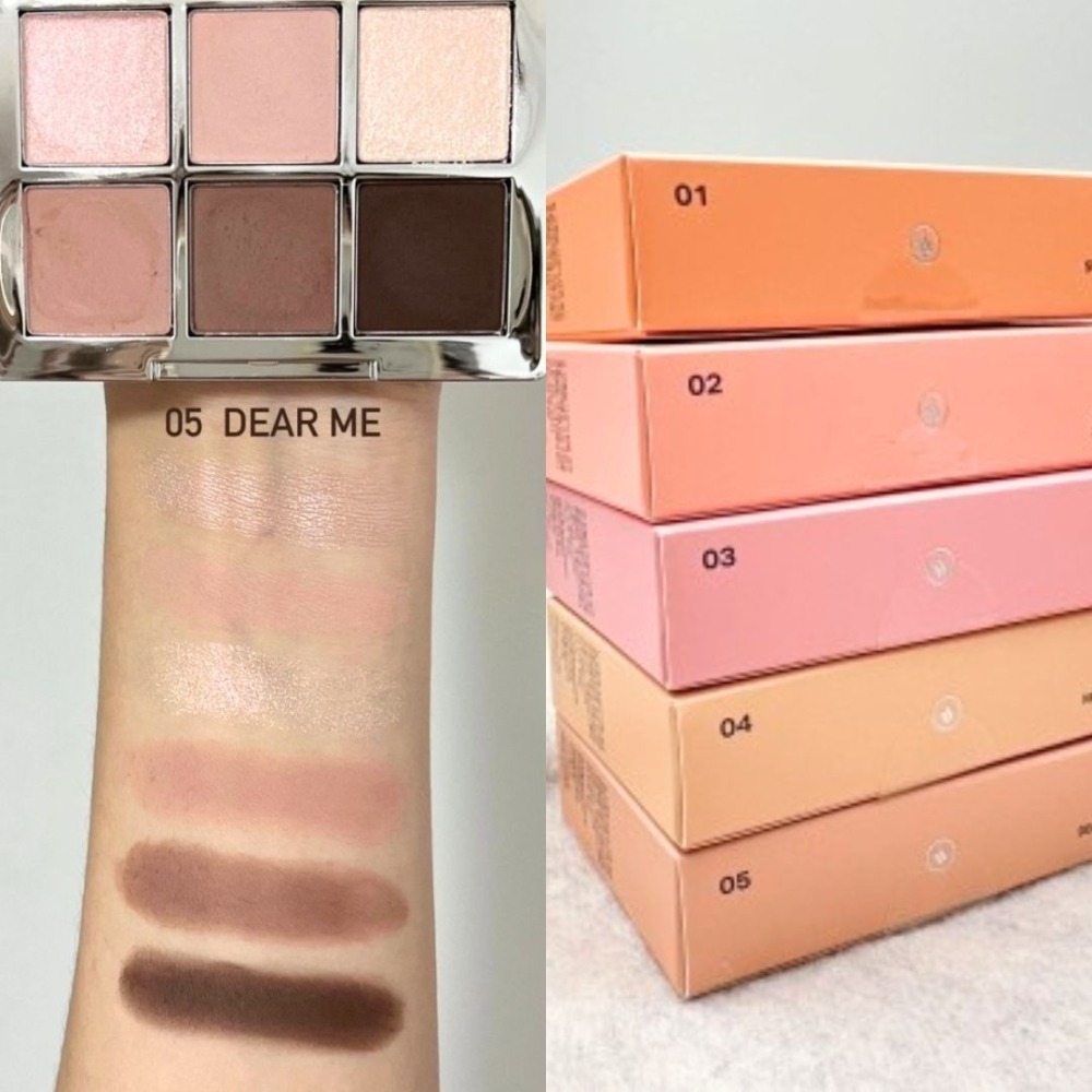 2aN |  怡豔 眼影 眼影盤 6色眼影盤 多色 微光 啞光 閃光 | DBK生活美學｜-細節圖5