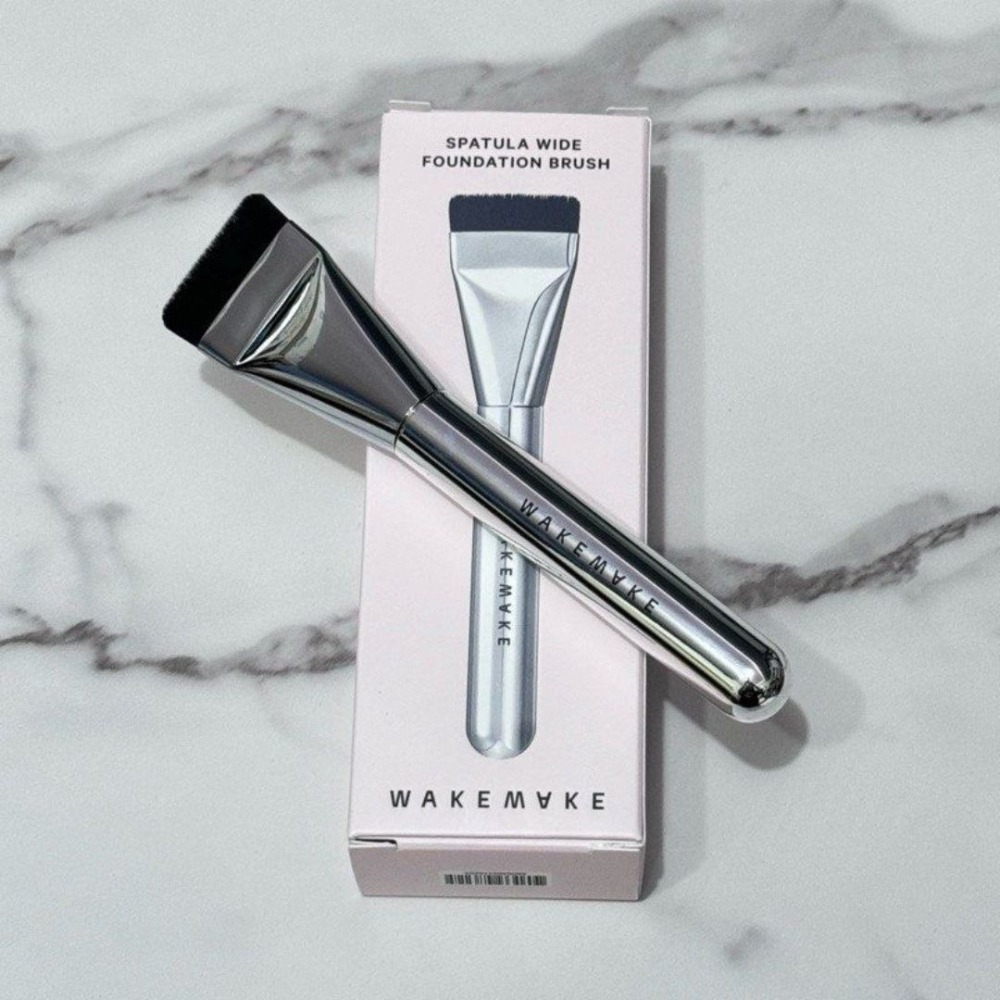 WAKEMAKE｜一字型粉底刷 均勻 扁薄 粉底刷 刷具 FOUNDATION BRUSH｜DBK生活美學｜-細節圖2