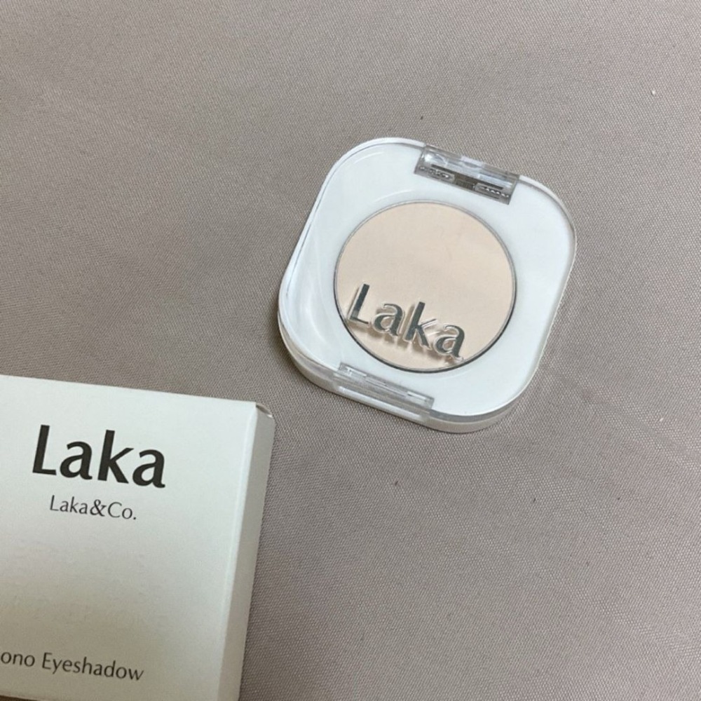 Laka｜光譜單色眼影 米白色 香草 立體感 清透妝感 單色眼影 遮淚溝 ｜DBK生活美學｜-細節圖3
