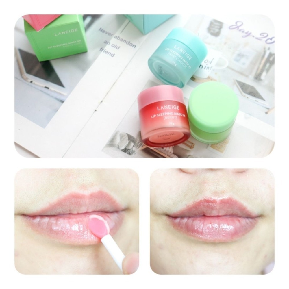 laneige 蘭芝 | 睡美人 極萃滋養晚安唇膜 小熊軟糖 香草 20g 唇部護理 嘴唇救星｜DBK生活美學｜-細節圖5