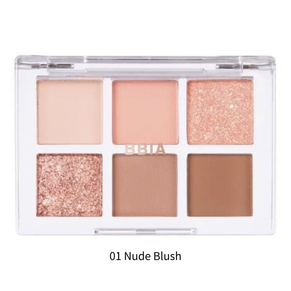 BBIA｜璀璨絲絨六色眼影盤 眼影 眼影盤 珠光 啞光 眼妝 六色眼影盤 多功能 ｜DBK生活美學｜-規格圖5