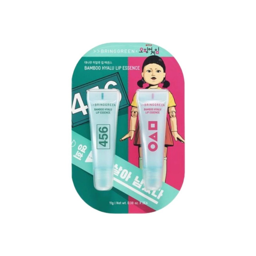 BRINGGREEN｜魷魚遊戲 聯名款 唇部精華 茶樹鼻貼 潤唇 保濕 深層 清潔 舒緩 限定｜DBK生活美學｜-細節圖2