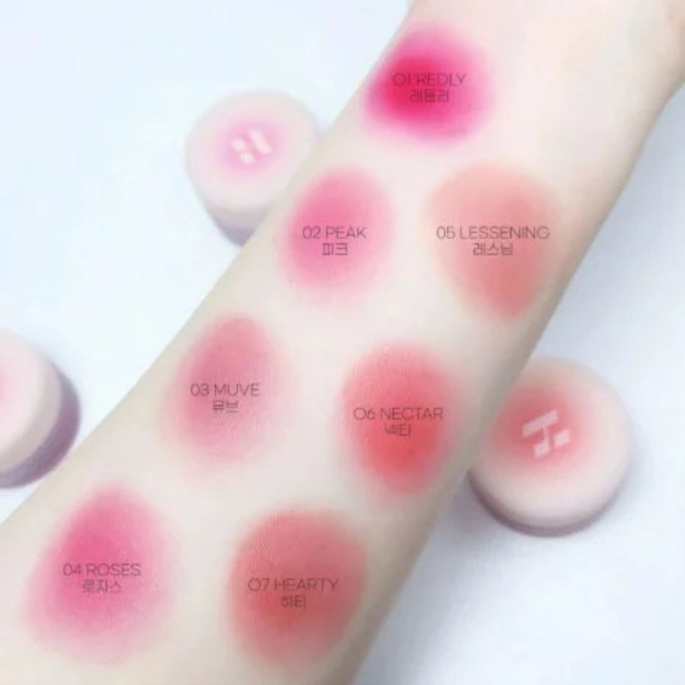 HOLIKA HOLIKA｜慕斯兩用唇頰彩 唇頰兩用 慕斯唇泥 腮紅 輕盈 不厚重 霧面 空氣唇泥｜DBK生活美學｜-細節圖4