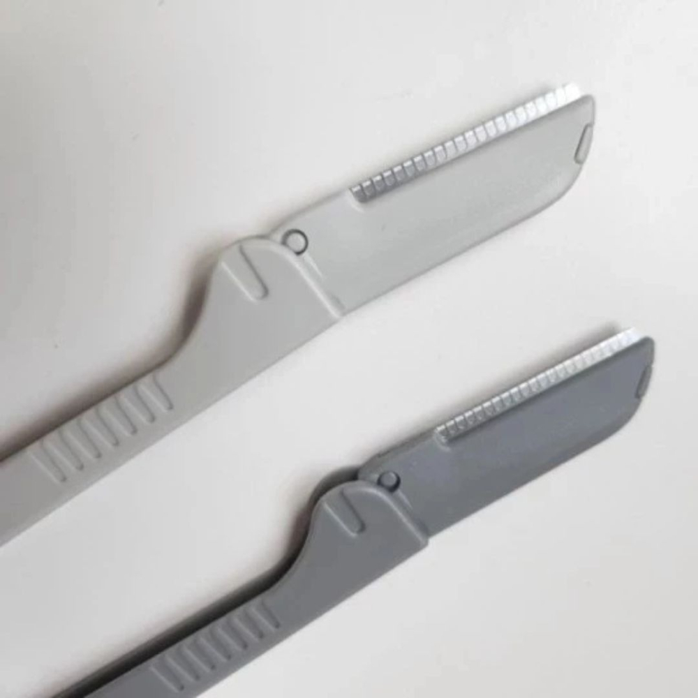 SINDO PRIME｜折疊修眉刀 2入組 韓國 日本刀片 安全 鋒利 修眉 長柄 新手友善｜DBK生活美學｜-細節圖2