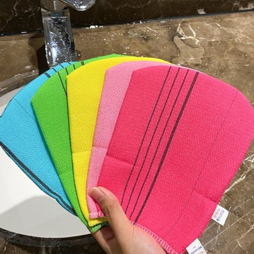 韓國搓澡巾｜韓國 正宗 汗幕蒸 去角質 沐浴手套 搓澡手套 身體去角質 雙面 毛巾 手套 搓澡神器｜DBK生活美學｜-細節圖2