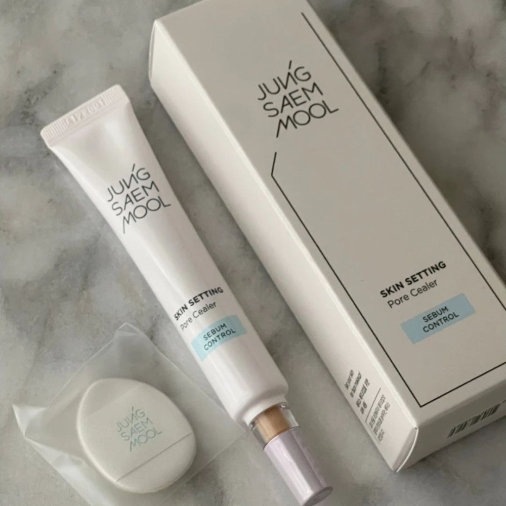 jung saem mool｜鄭瑄茉 毛孔隱形妝前乳 緊緻 控油 無暇 貼合 遮瑕 自然 小粉撲｜DBK生活美學｜-細節圖3