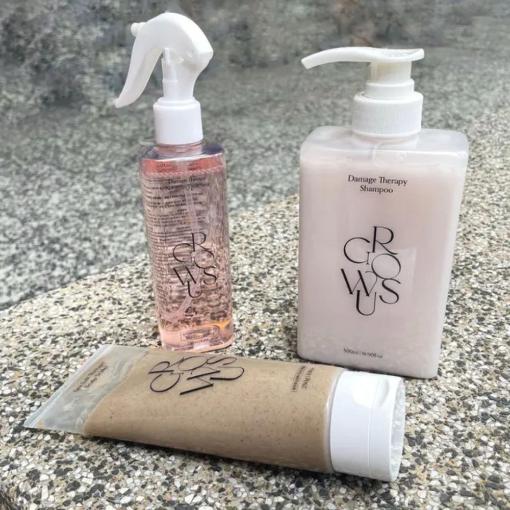 GROWUS 戈洛絲｜珍珠粉 免沖洗護髮噴霧 安瓶 經典洗髮精 5款 修護 控油 頭皮彈性 海鹽｜DBK生活美學｜-細節圖3