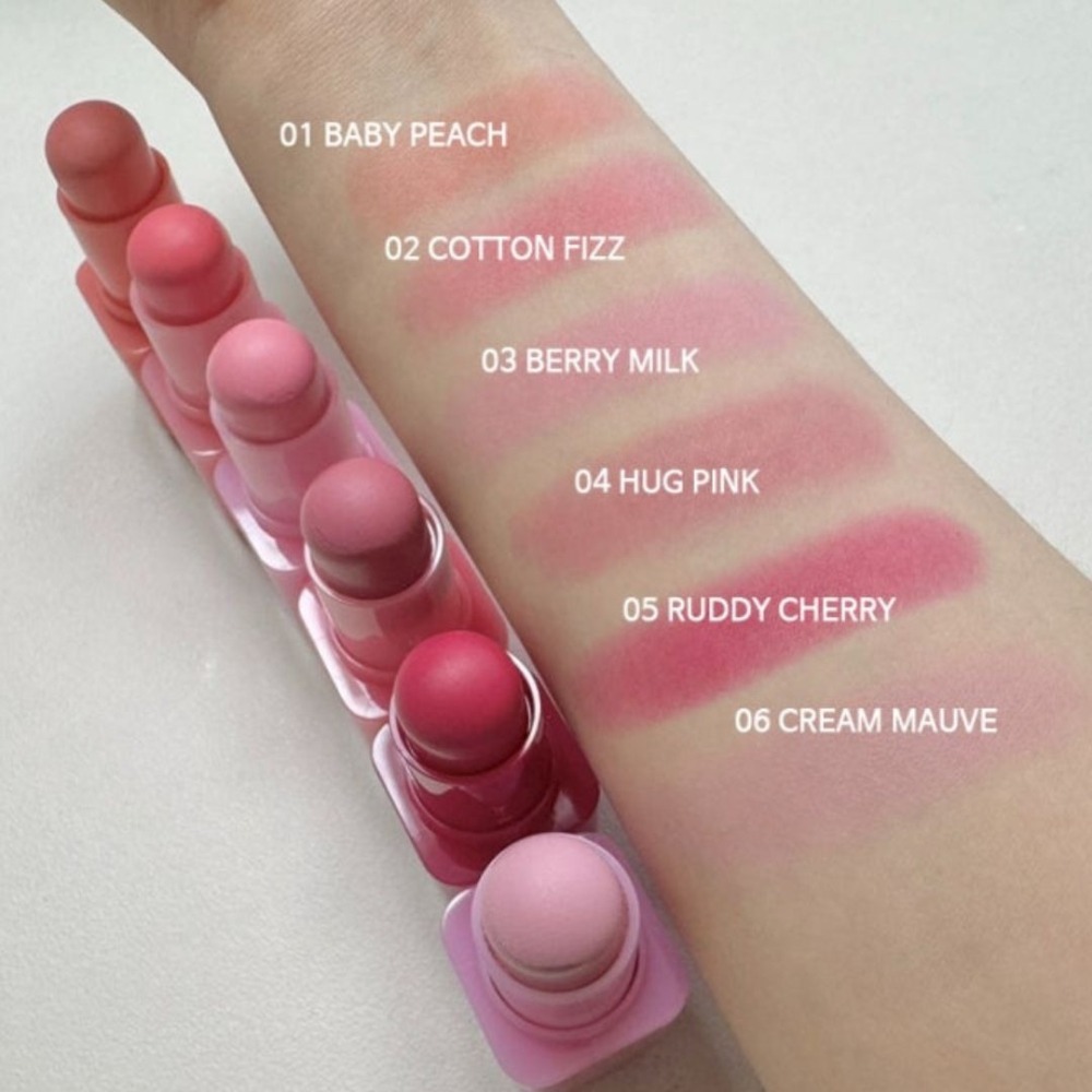 2aN｜口袋棉花柔焦 腮紅棒 腮紅 便攜 絲絨 唇彩  雲朵腮紅 柔霧質地 自然妝感  眼影｜DBK生活美學｜-細節圖5