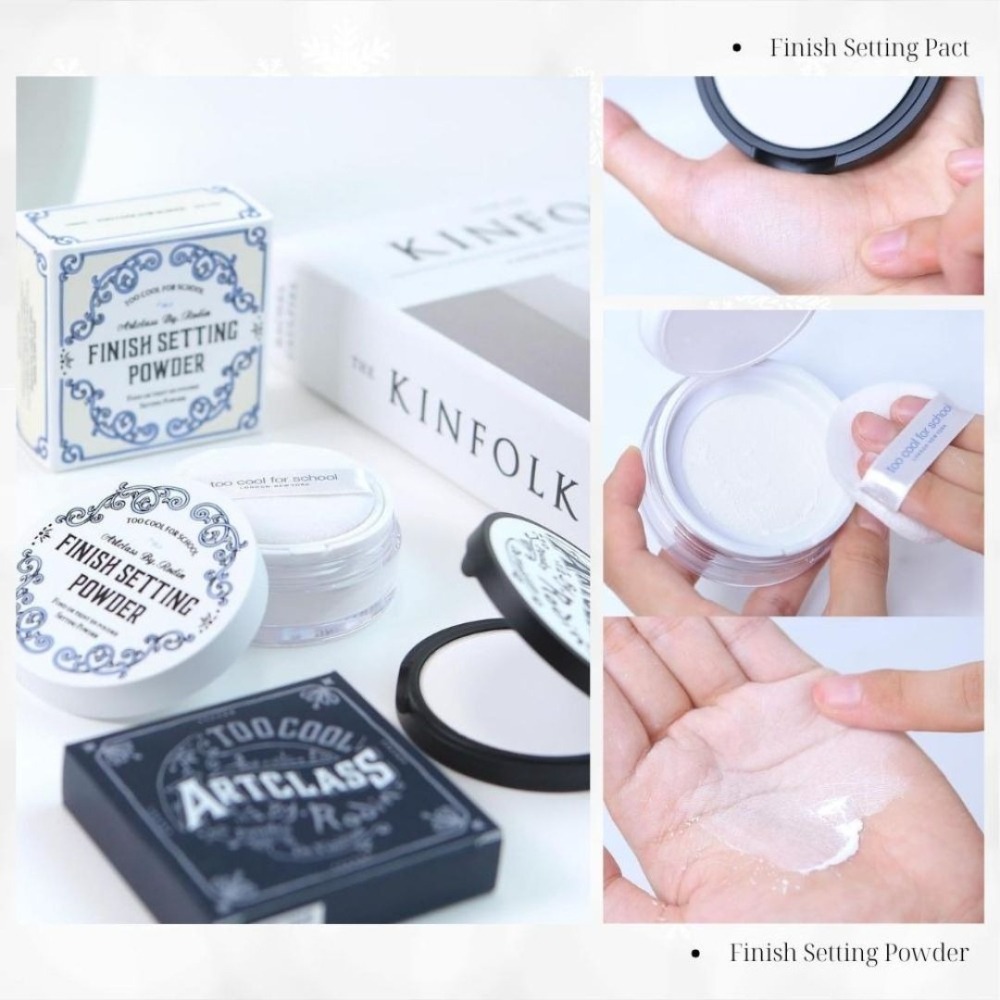 too cool for school｜定妝噴霧 蜜粉 美術課 定妝 蜜粉餅 透明 微光 持久｜DBK生活美學｜-細節圖2
