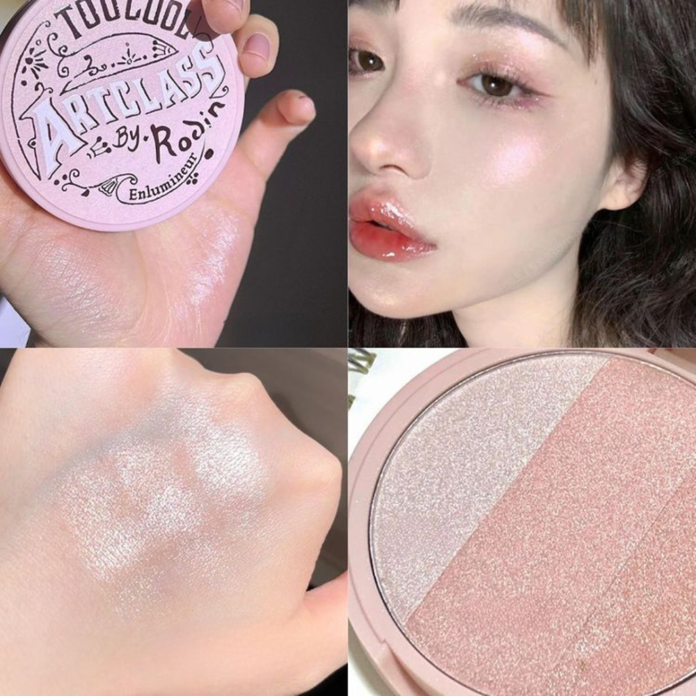 too cool for school｜三色打亮粉餅 三色高光 高光 修容 腮紅 美術課 打亮 提亮｜DBK生活美學｜-細節圖5