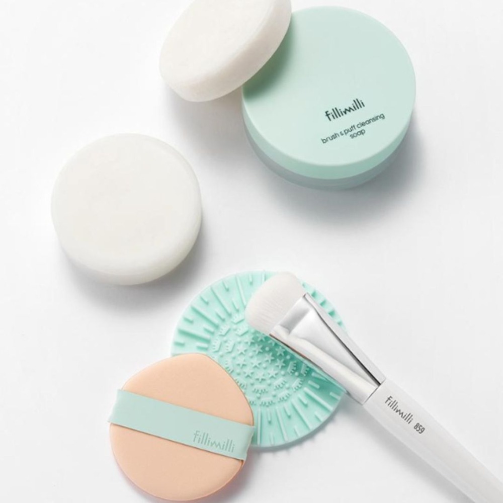 fillimilli｜刷具清潔組 清洗皂 清洗墊 化妝刷 刷具 粉撲 清潔 彩妝 清潔 專用收納盒｜DBK生活美學｜-細節圖2