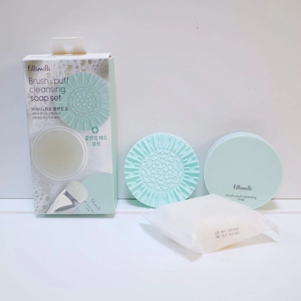 fillimilli｜刷具清潔組 清洗皂 清洗墊 化妝刷 刷具 粉撲 清潔 彩妝 清潔 專用收納盒｜DBK生活美學｜-細節圖4
